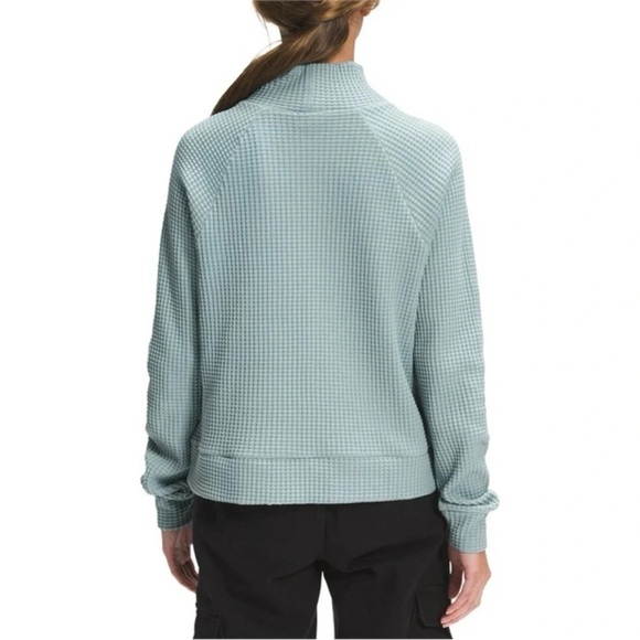 The North Face waffle knit mock neck top - Picture 3 of 9